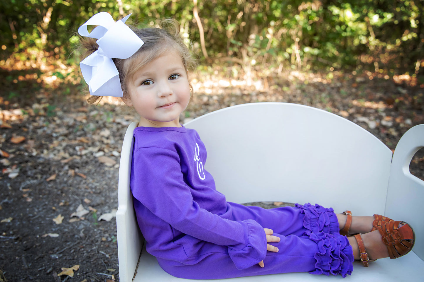 Girls Icing Ruffle Long Romper