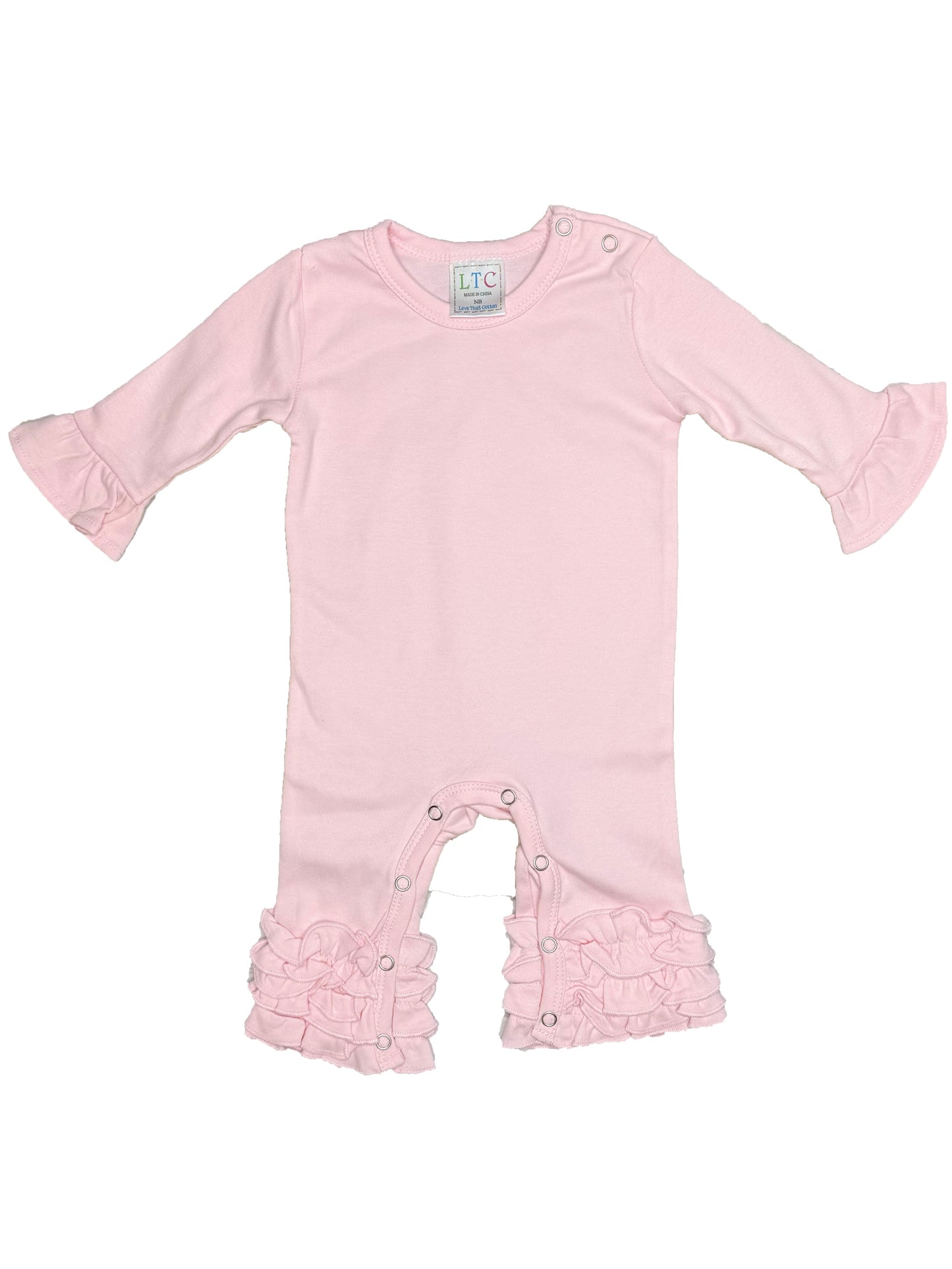 Girls Icing Ruffle Long Romper