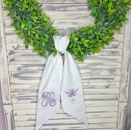 Wreath Sash