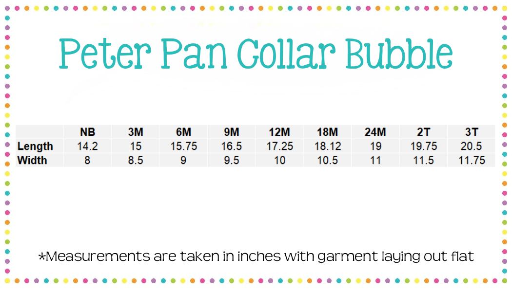 Unisex Peter Pan Collar Bubble