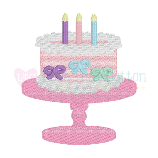 It's My Birthday Cake w/Bows Sketch Mini