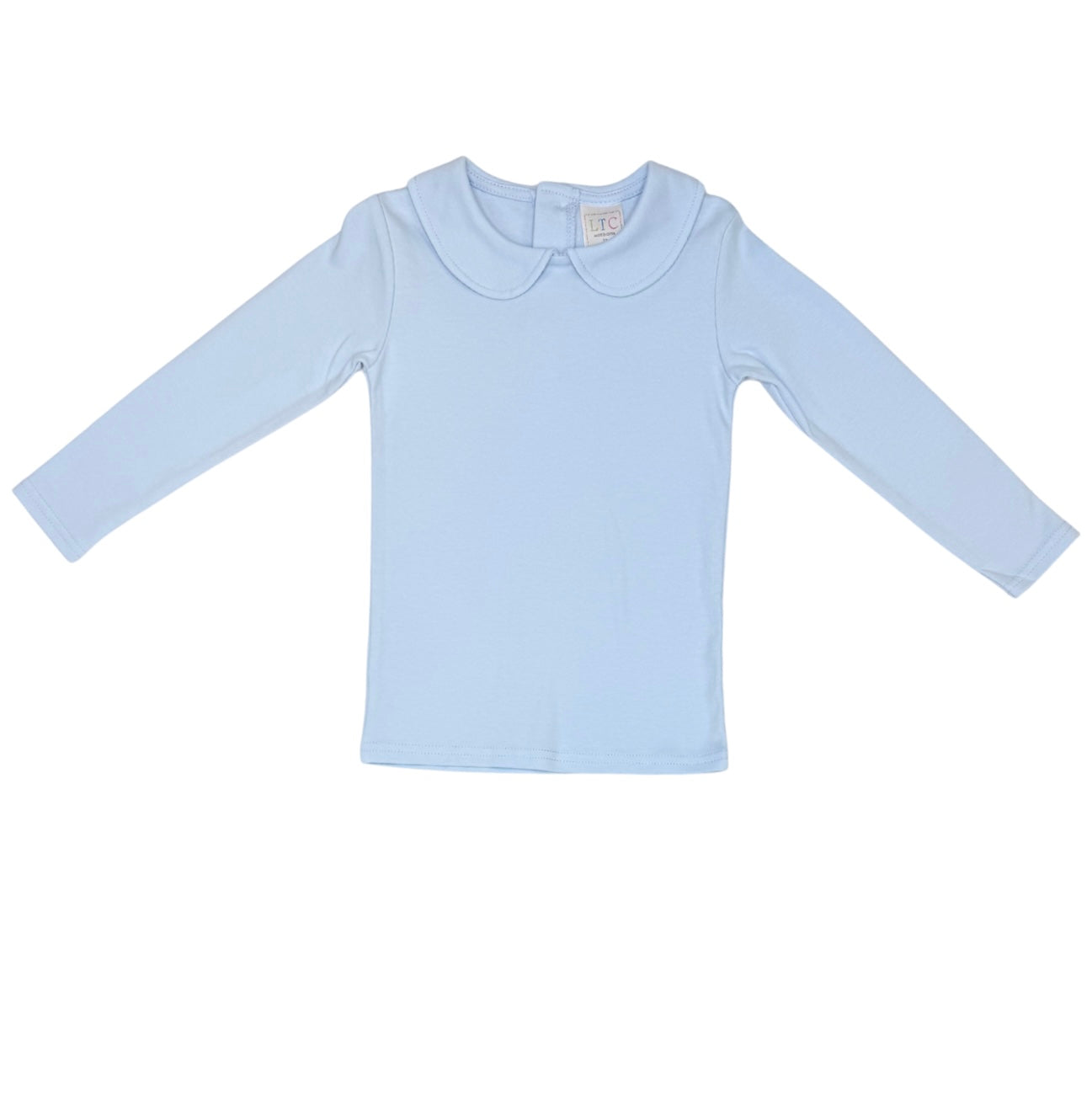 Unisex Long Sleeve Peter Pan Collar Shirt