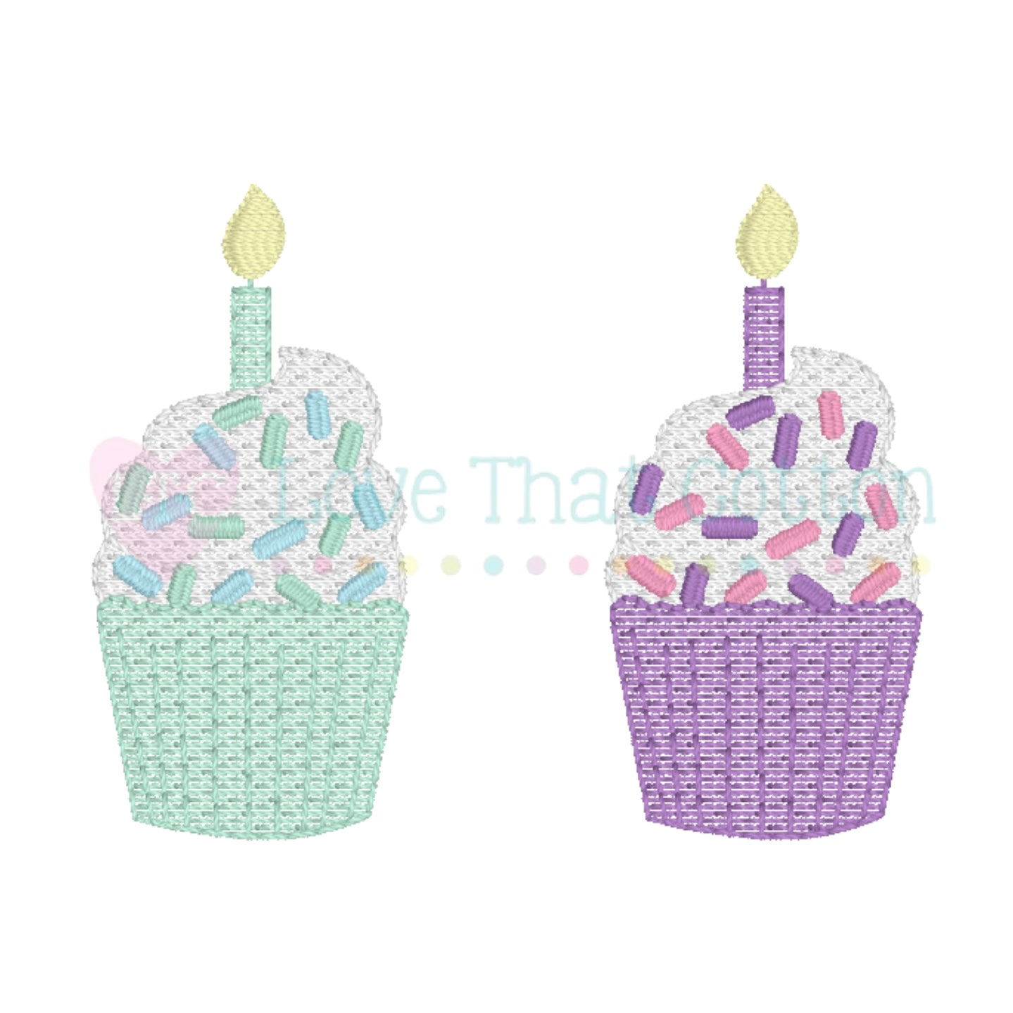 It's My Birthday Cupcake Sketch Mini