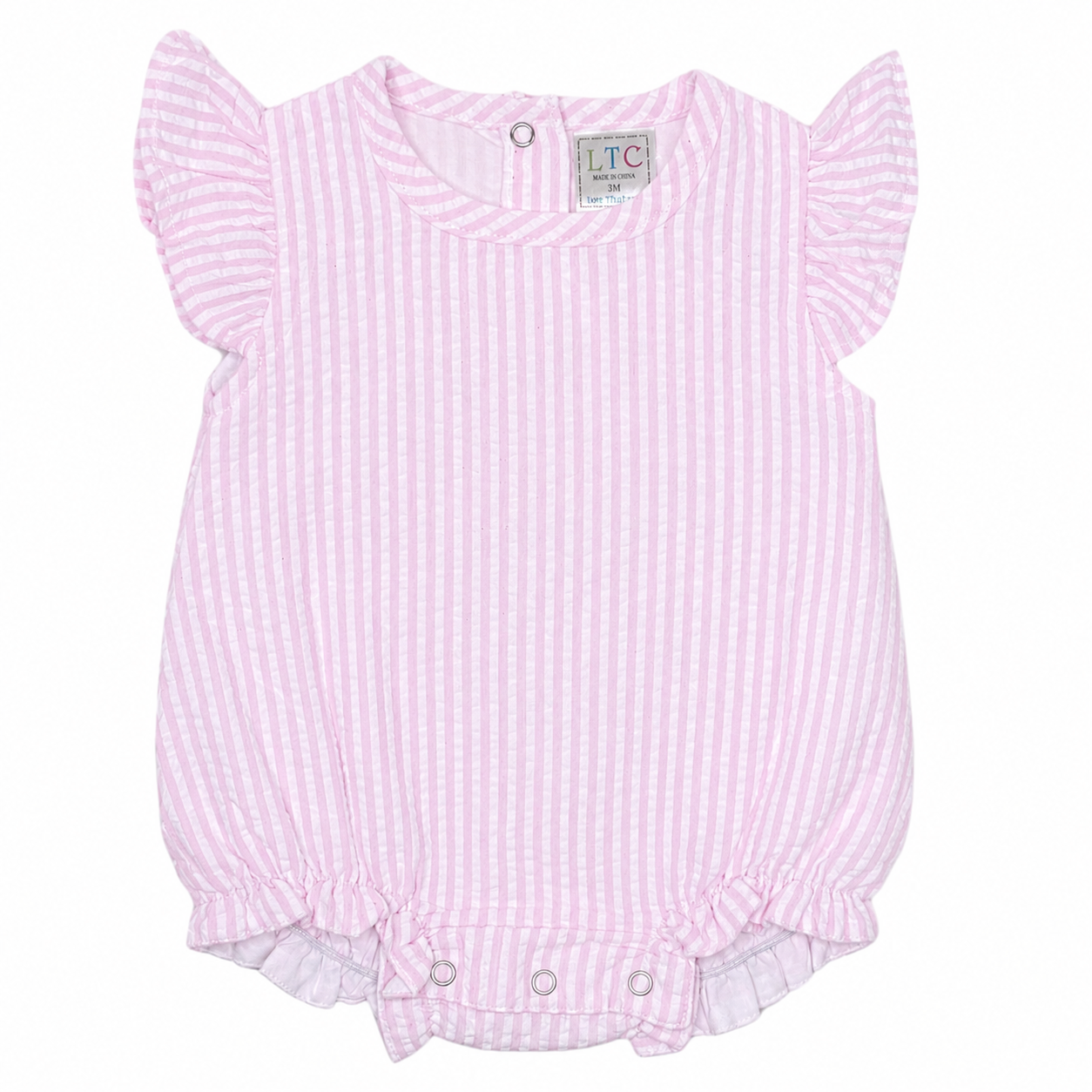 Flutter Sleeve Seersucker Bubbble