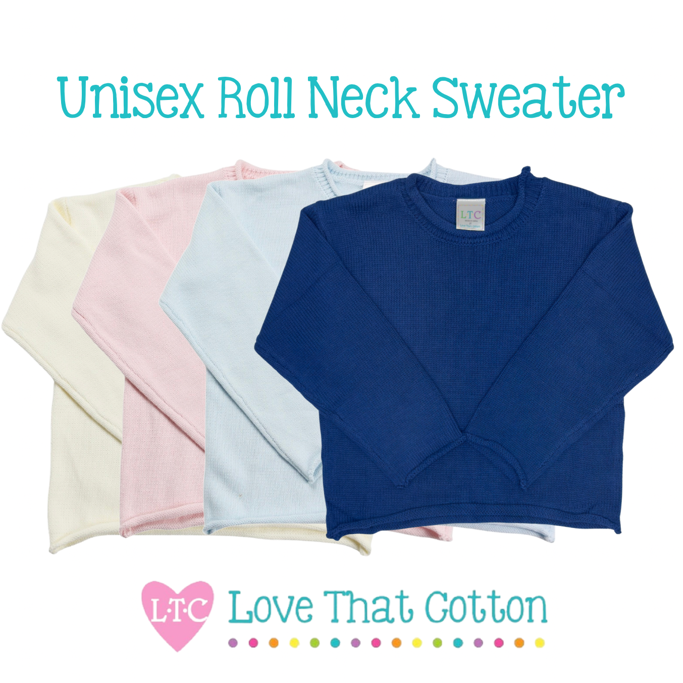 Unisex Roll Neck Sweater