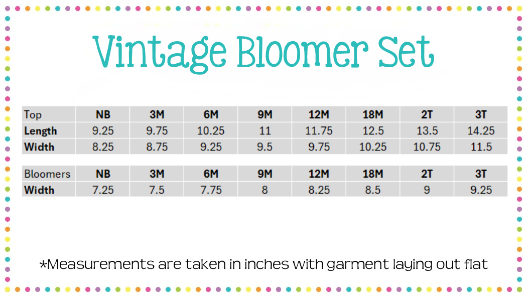 Girls Vintage Bloomer Set with Crochet