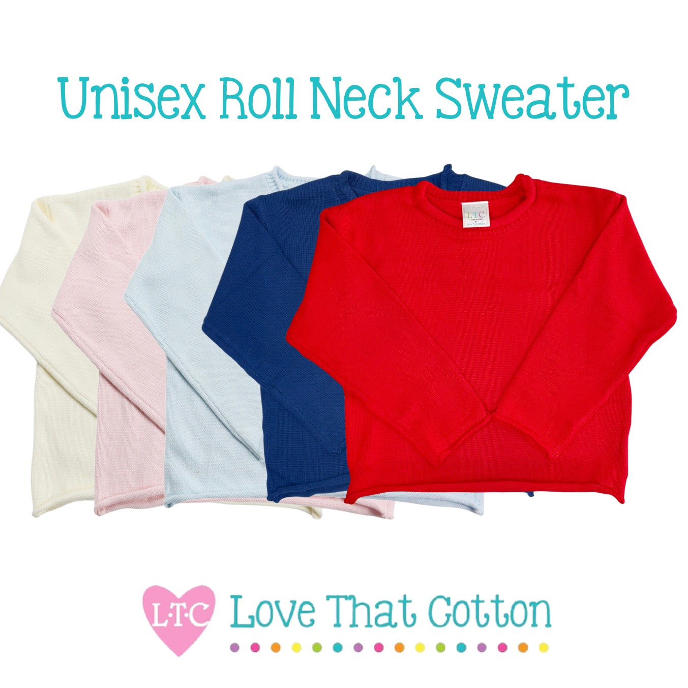 Unisex Roll Neck Sweater