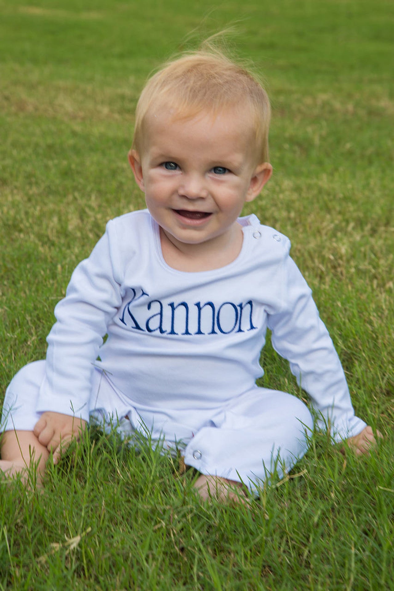 Boys Long Romper (Solids)