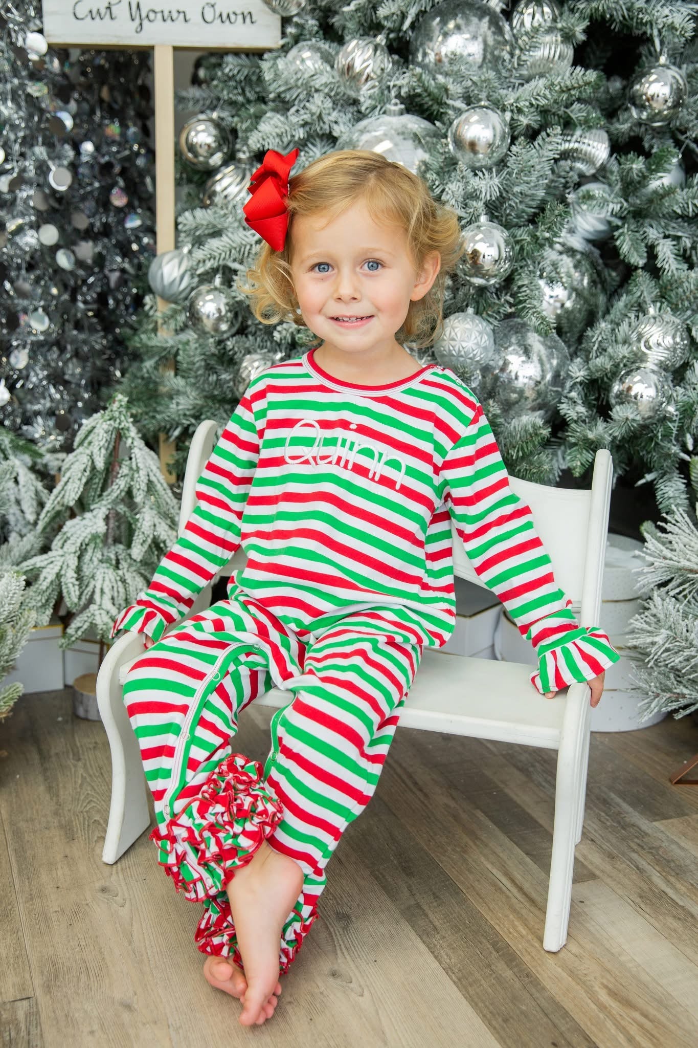 Girls Icing Ruffle Long Romper