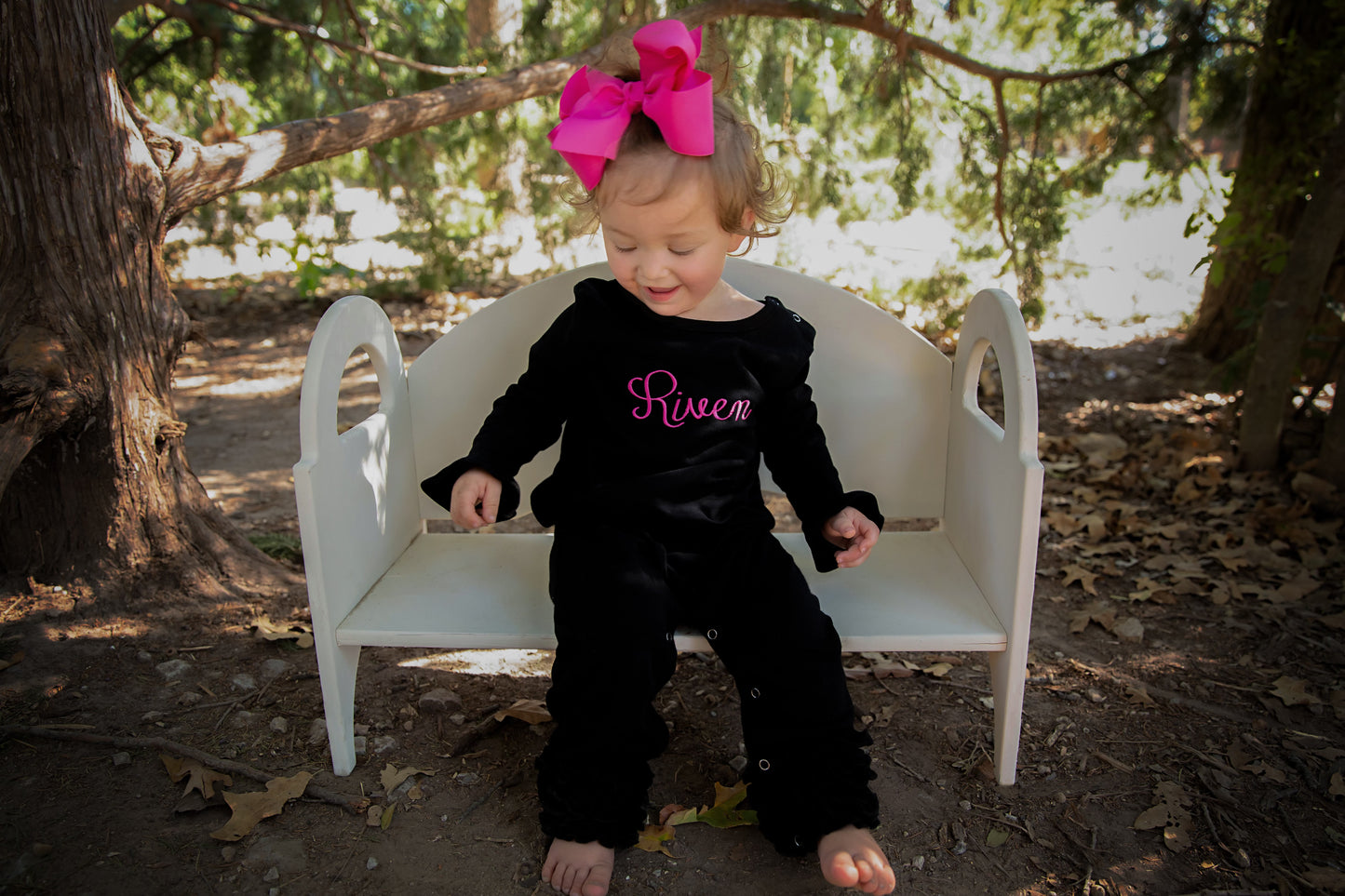 Girls Icing Ruffle Long Romper