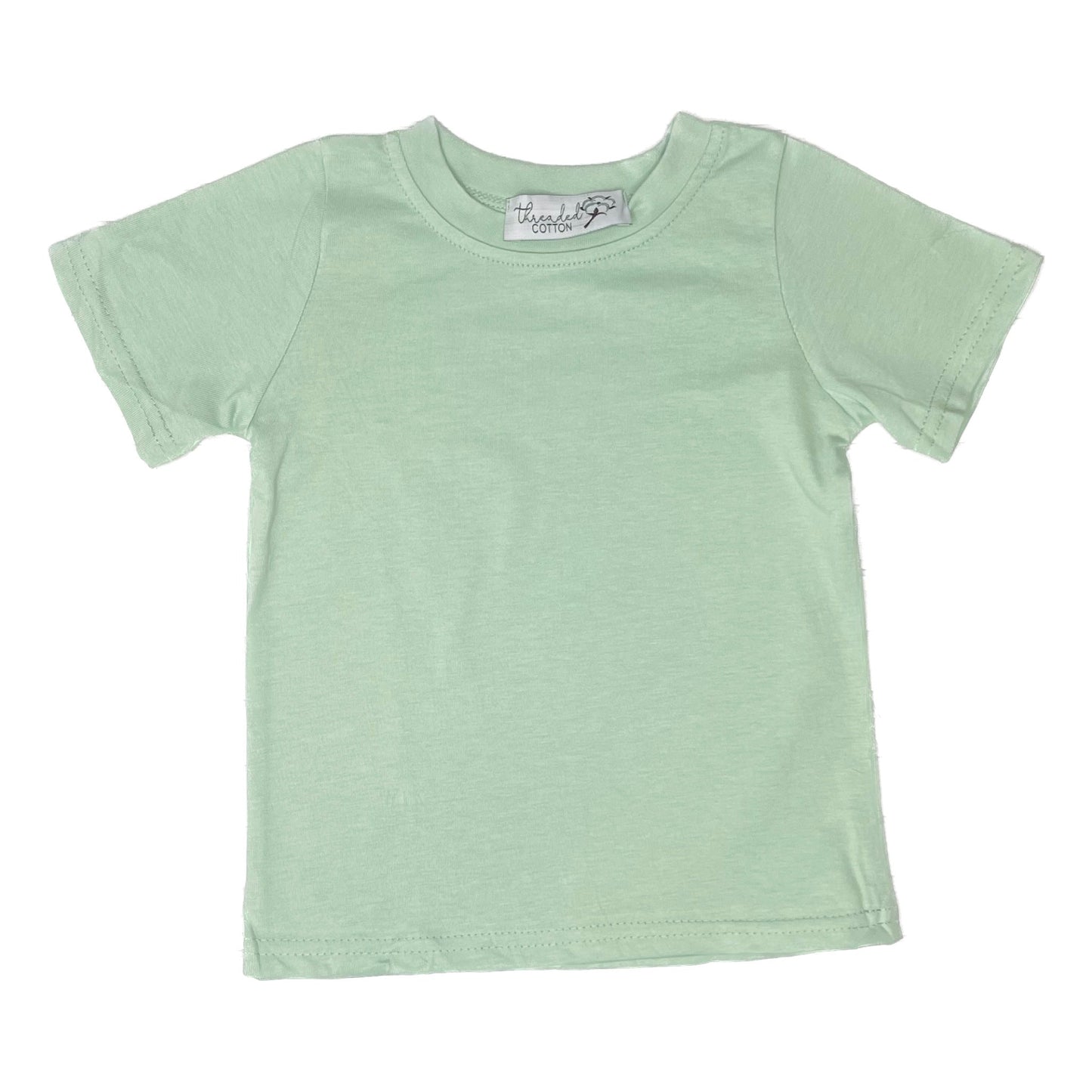 Threaded Cotton Boy Short Sleeve Shirt 100% Cotton