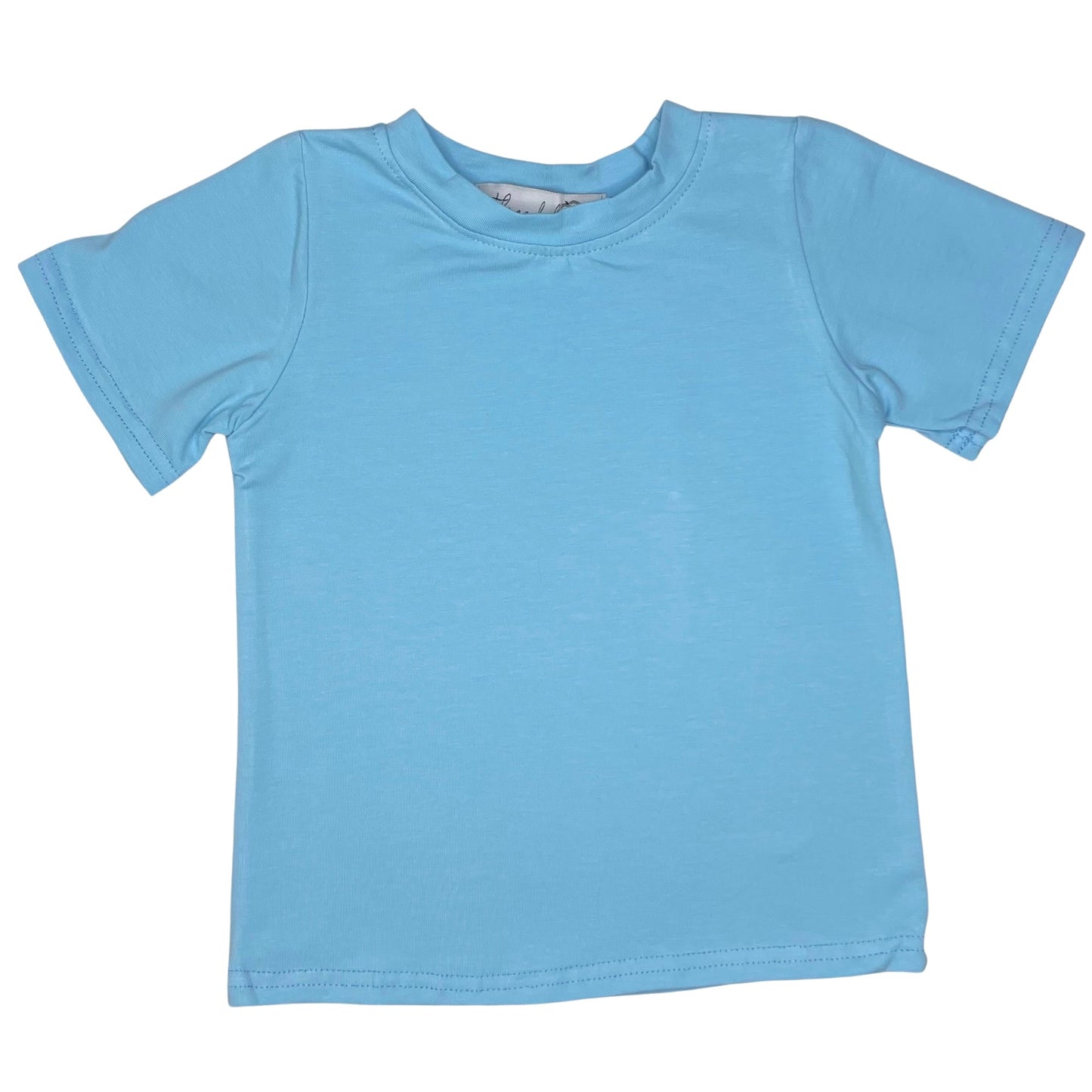 Threaded Cotton Boy Short Sleeve Shirt (95% cotton/spandex)