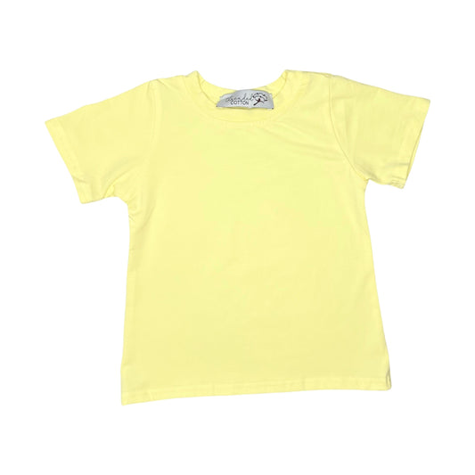 Threaded Cotton Boy Short Sleeve Shirt (95% cotton/spandex)