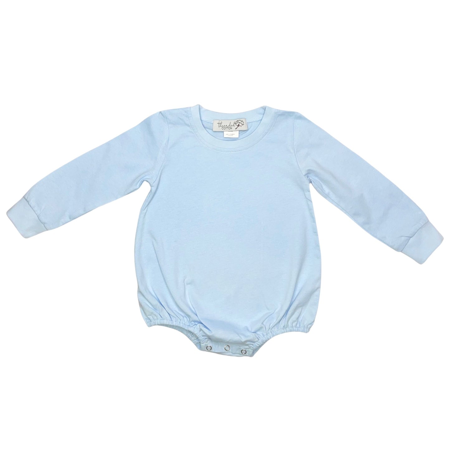 Threaded Cotton Boy Long Sleeve Bubble 100% Cotton