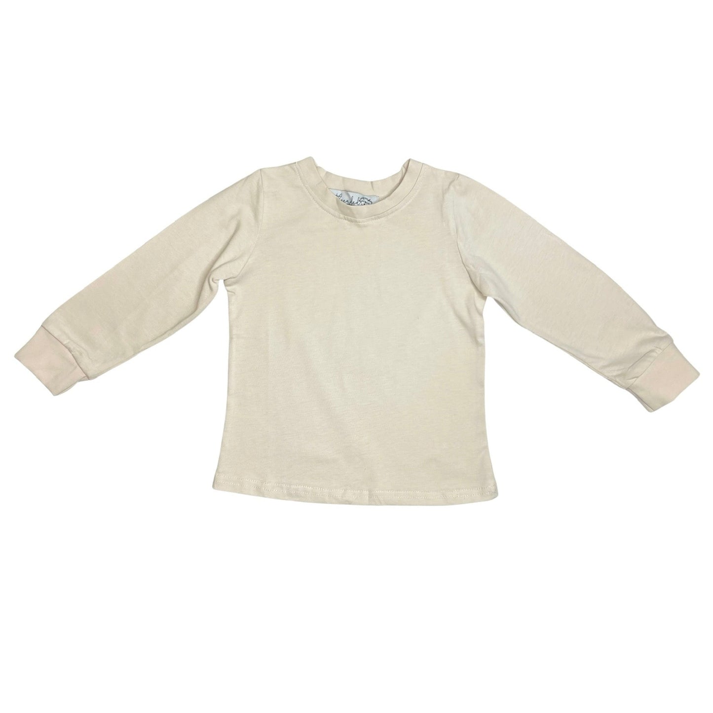 Threaded Cotton Boy Long Sleeve Shirt 100% Cotton
