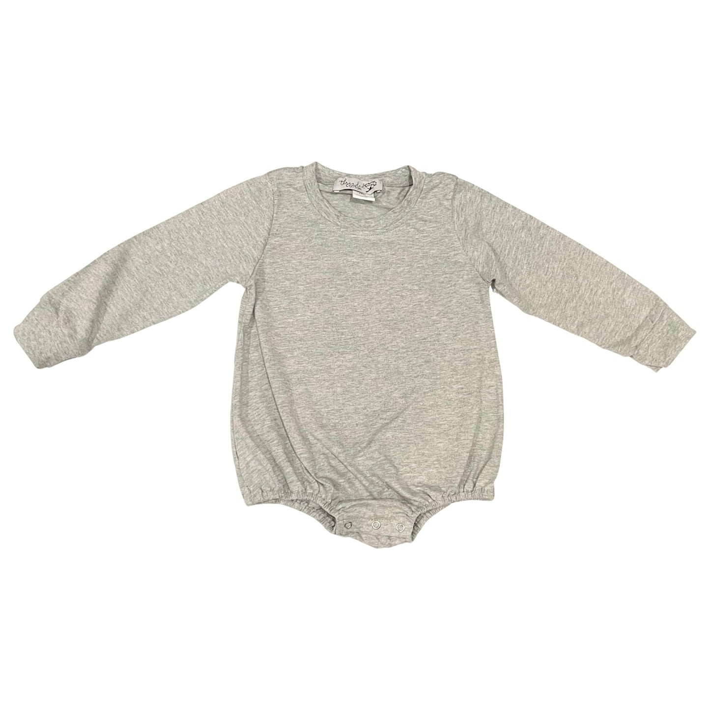Threaded Cotton Boy Long Sleeve Bubble 100% Cotton
