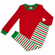 Red Green and White  Stripe