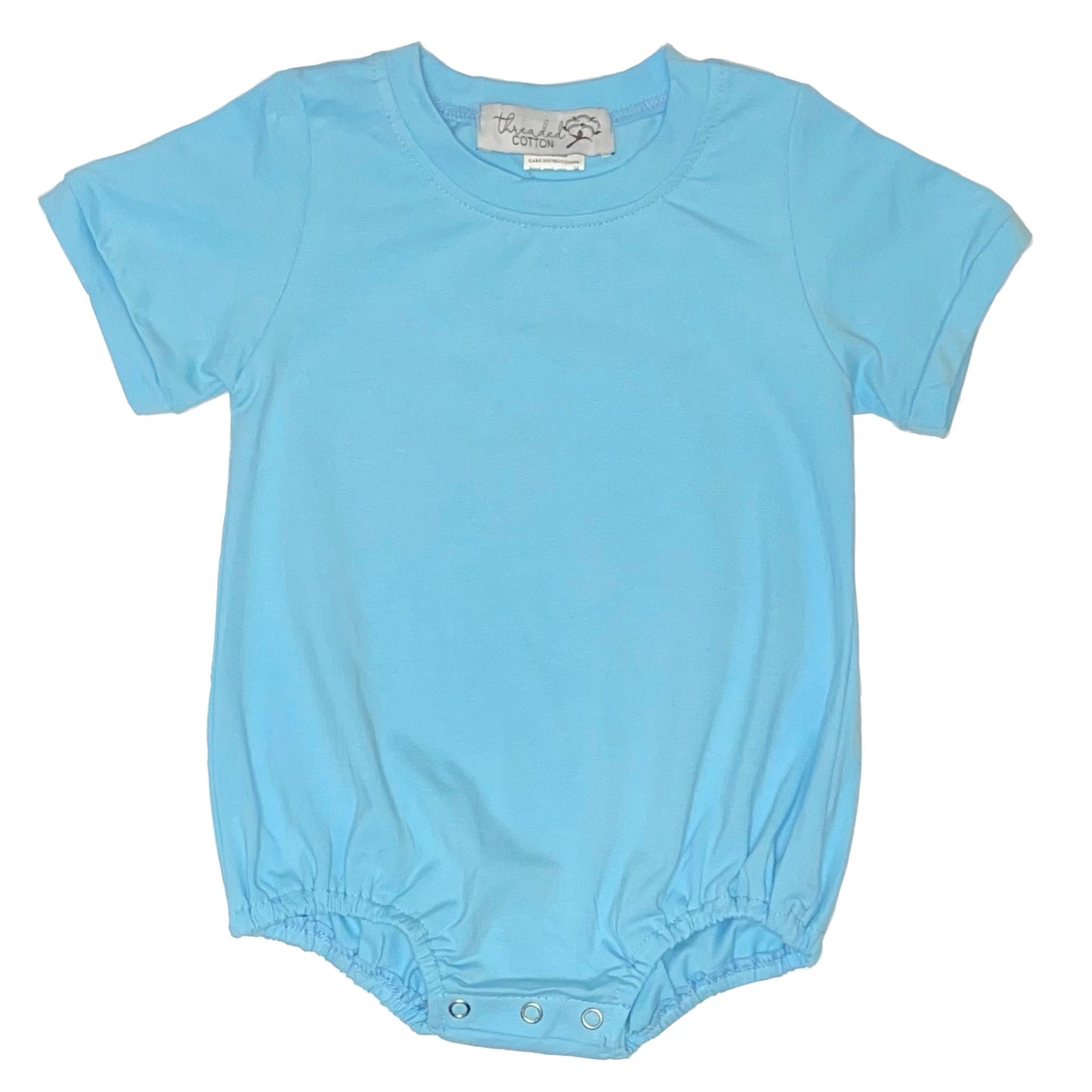 Threaded Cotton Boy Short Sleeve Bubble 95% Cotton