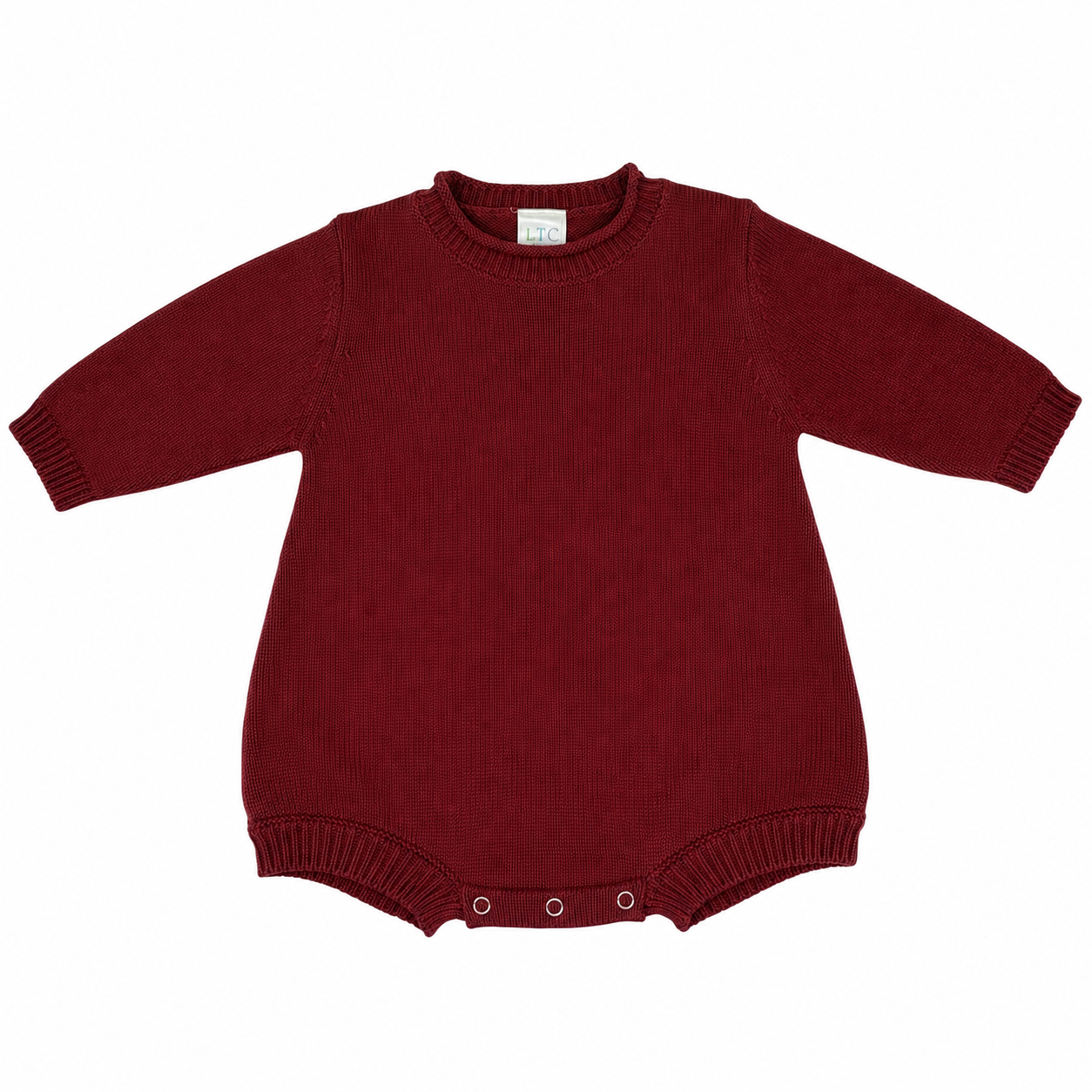 Unisex Long Sleeve Roll Neck Bubble Sweater