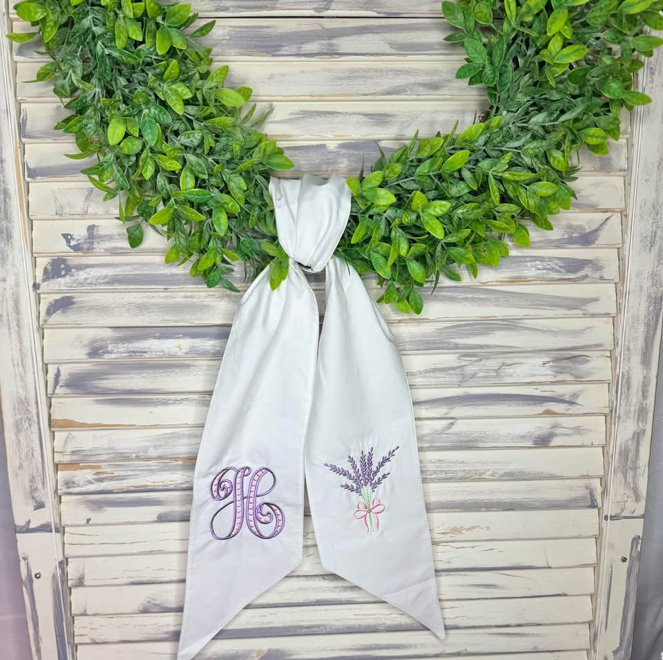 Wreath Sash