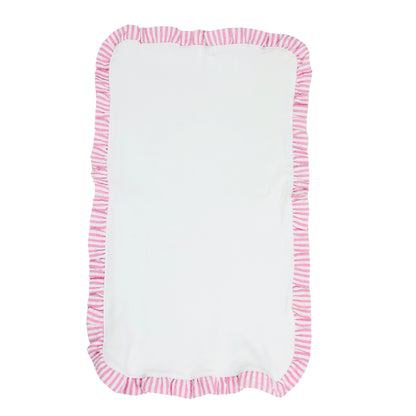 Burp Cloth with Ruffle