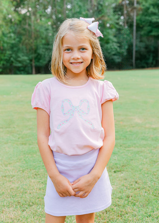 Girl's Puff Sleeve Shirt