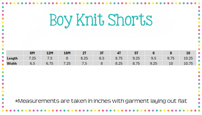 Boys Knit Shorts (Shorty Length)