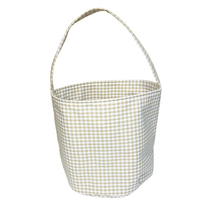 Gingham/Seersucker Bucket Bag