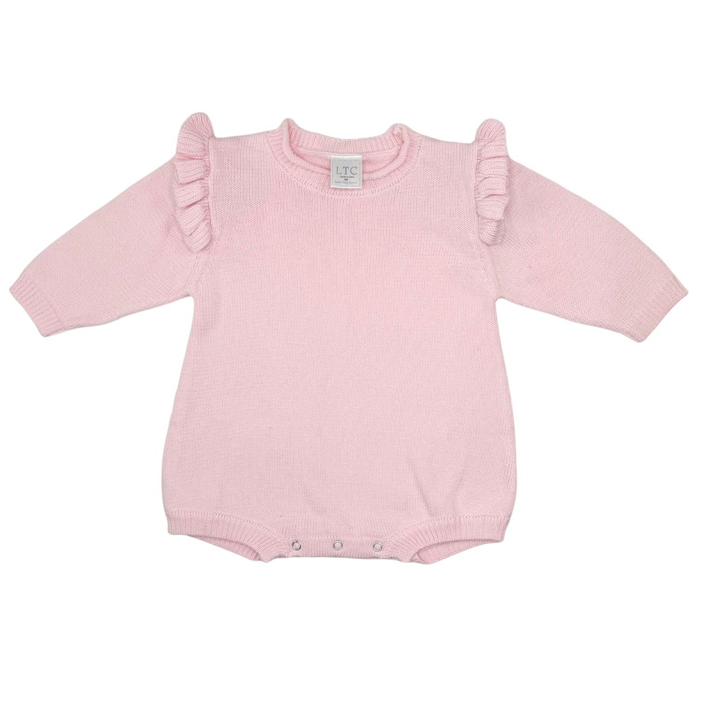 Girls Long Sleeve Roll Neck Ruffle Bubble
