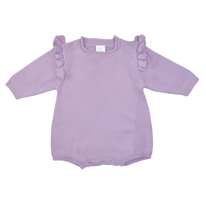 Girls Long Sleeve Roll Neck Ruffle Bubble