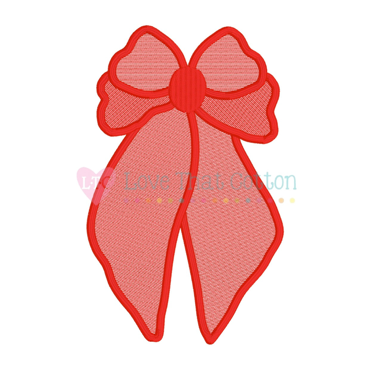 Whimsical Christmas Bow Sketch