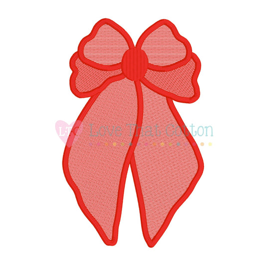 Whimsical Christmas Bow Sketch