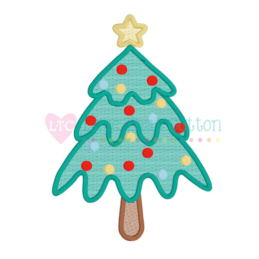 Whimsical Christmas Tree Sketch