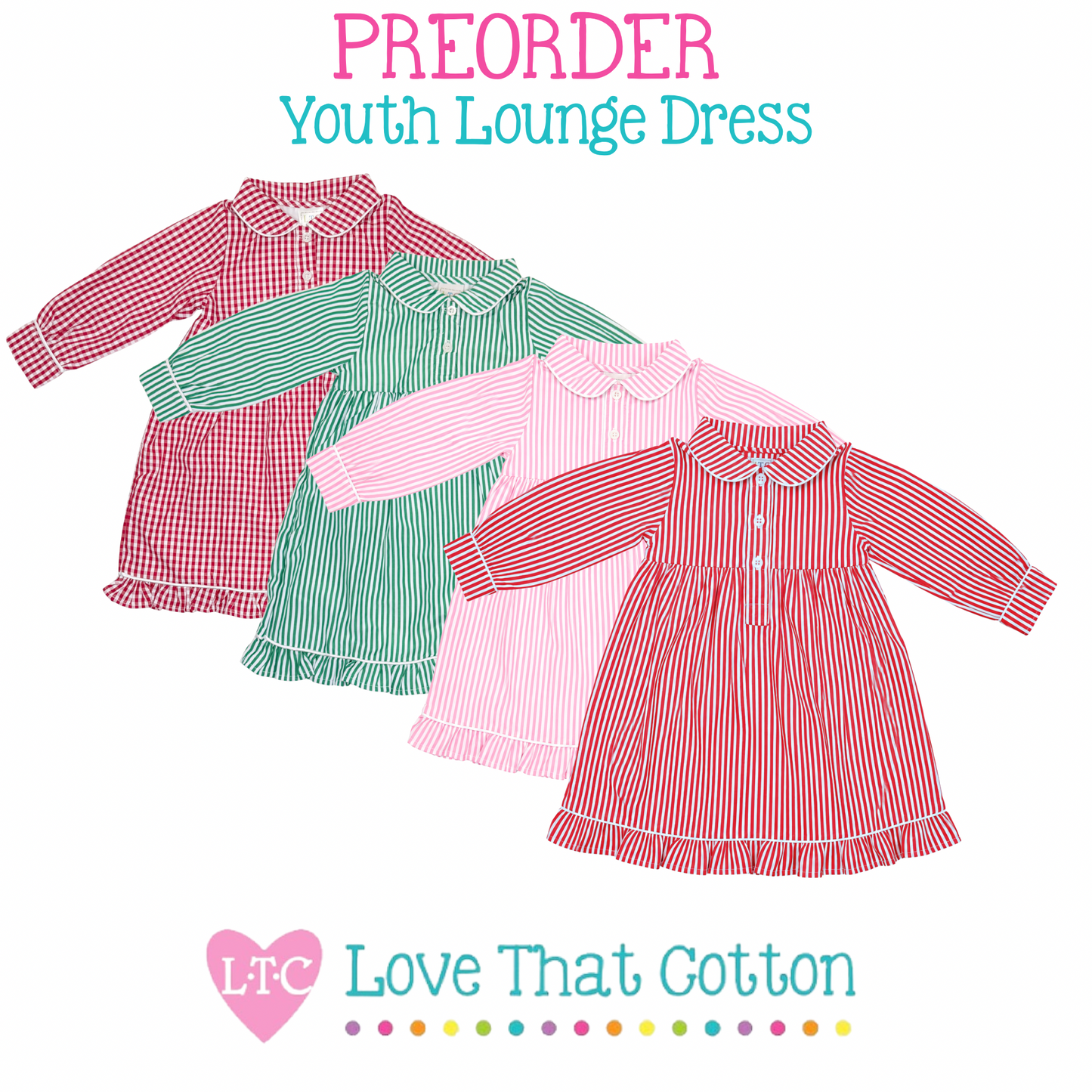 PREORDER END JULY 2026 Youth Lounge Dress