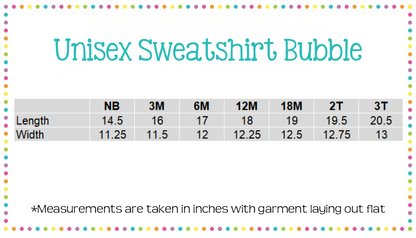 Unisex Sweatshirt Bubble