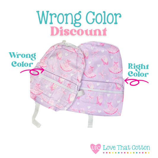 SALE (Wrong Color) Bows & Ballet Nylon Luggage