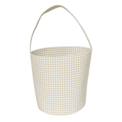 Gingham/Seersucker Bucket Bag