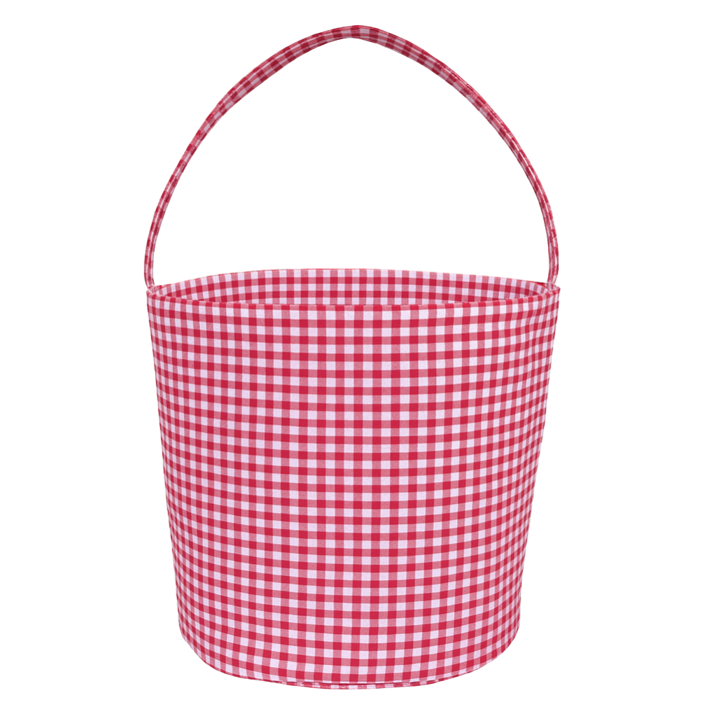 Gingham/Seersucker Bucket Bag