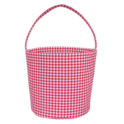 Gingham/Seersucker Bucket Bag
