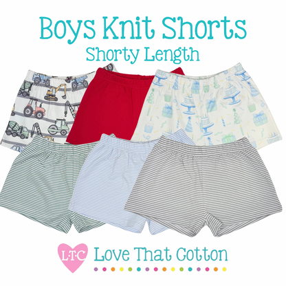 Boys Knit Shorts (Shorty Length)