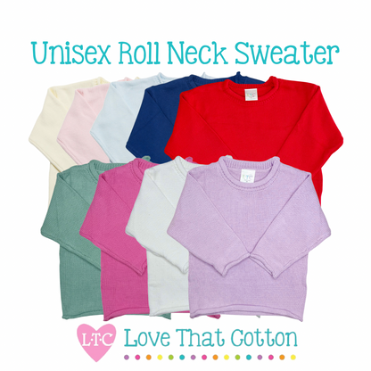 Unisex Roll Neck Sweater