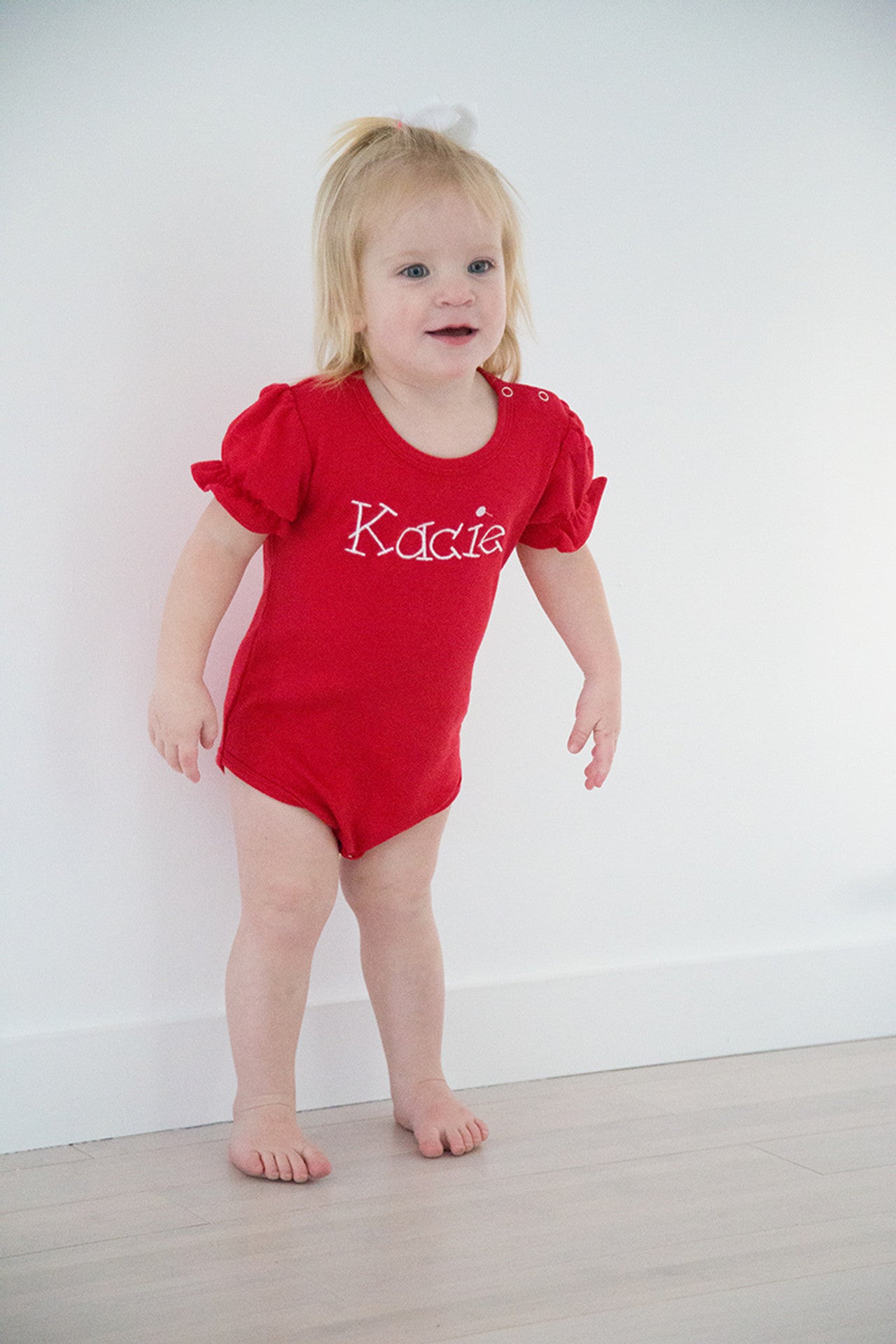 Girls Short Sleeve Bodysuit