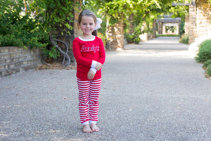 Unisex Christmas Jammies (Stripes)