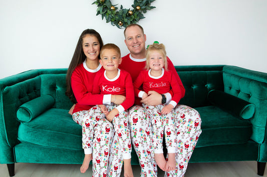 Unisex Christmas Jammies - Christmas Print
