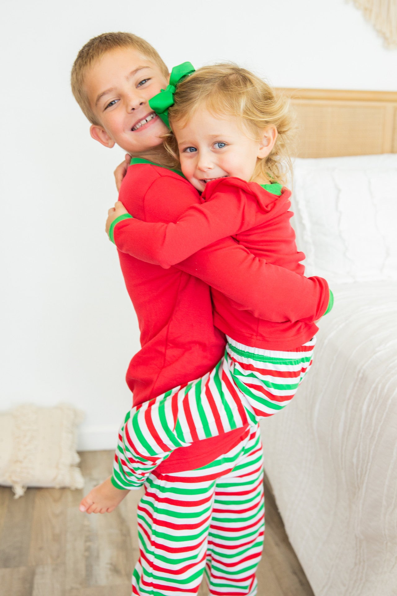 Unisex Christmas Jammies (Stripes)