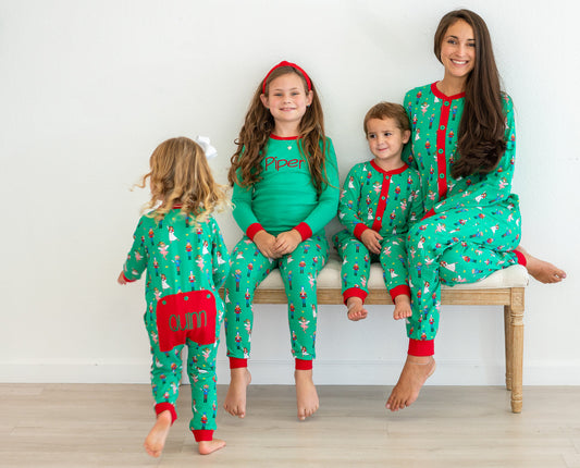 Unisex Christmas Jammies - Nutcracker Print