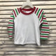 Red Green and White  Stripe