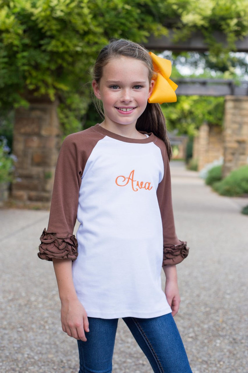 Ruffle Raglan Shirt 2 – Love That Cotton