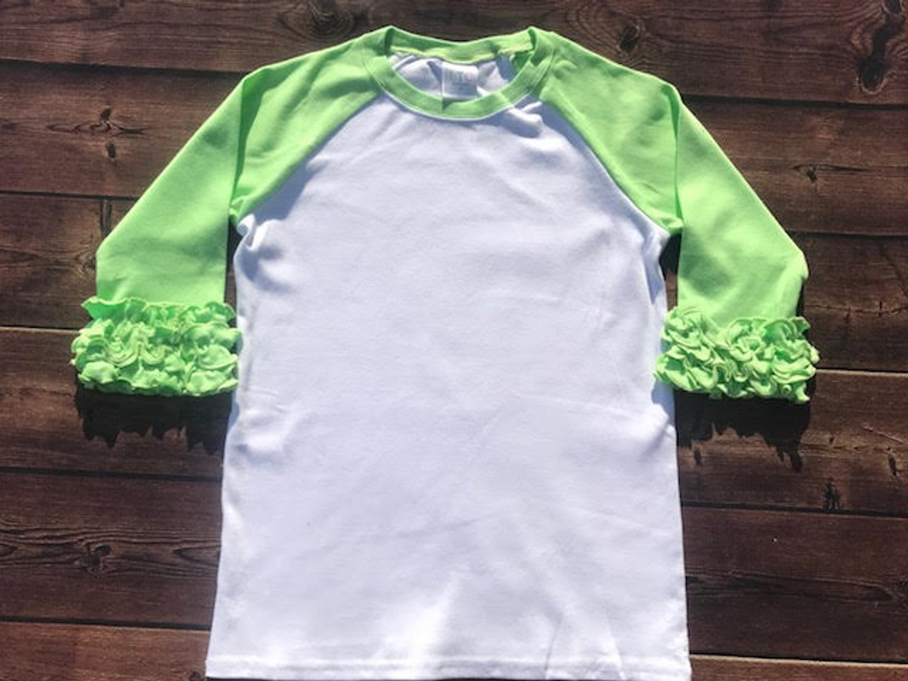 Ruffle Raglan Shirt 1