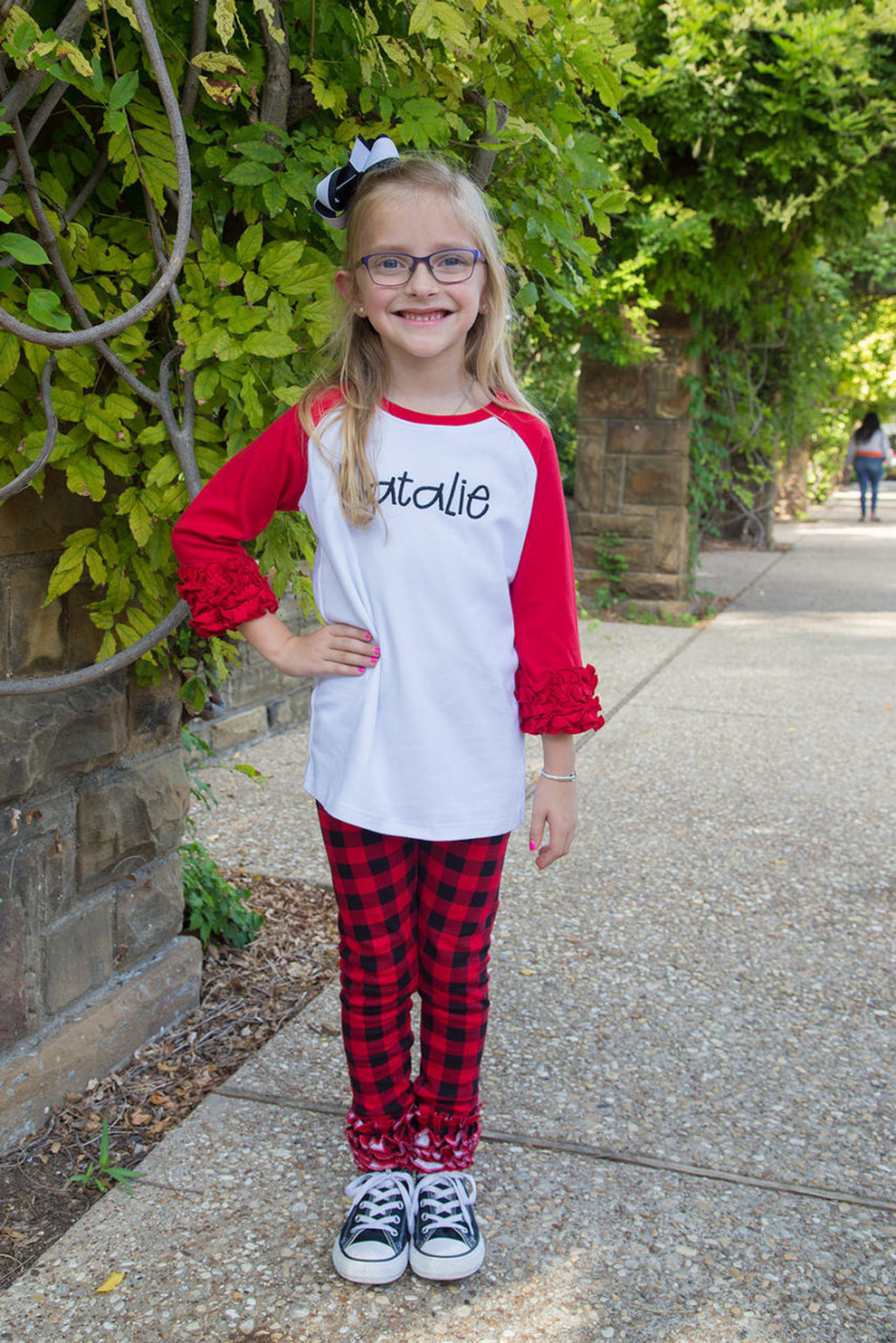 Ruffle Raglan Shirt 1 – Love That Cotton